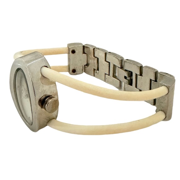 KESSARIS • Vintage Leather Watch New Battery Ready To Wear - Picture 7 of 9